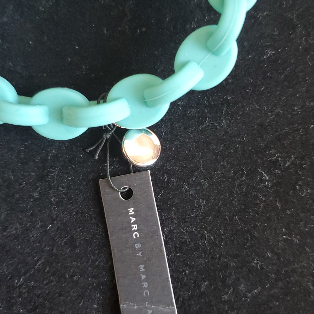 Marc By Marc Jacobs Silicone Bracelet/Aqua Lagoon - Picture 6 of 10